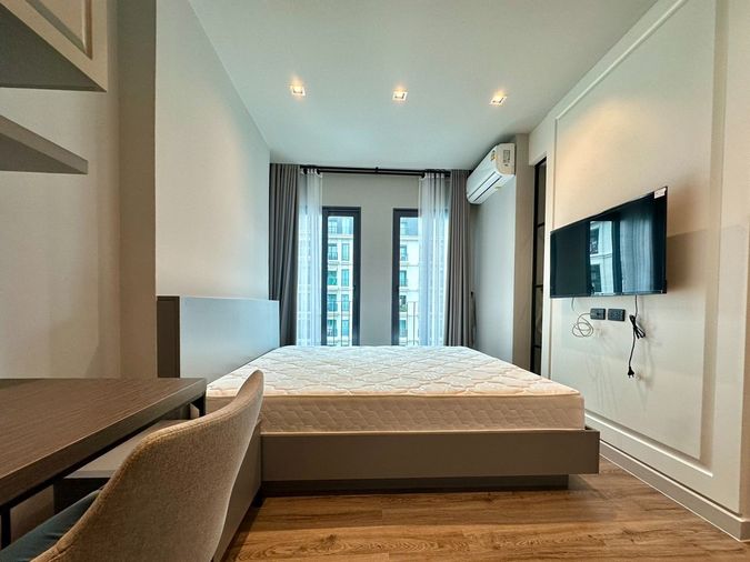 ให้เช่าคอนโด Chamonix Condo ชาโมนิกซ์ คอนโด 30ตรม. ชั้น6  วิวสระว่ายน้ำ  ใกล้ม.เกษตร มี Walk in closet ออกแบบพื้นที่ใช้สอยดีมาก  Tel.065-397-8122