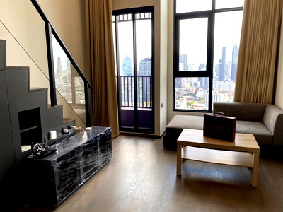 Condos for rent : For rent: Park Origin Chula - Samyan, Duplex style, near Si Rat Expressway and MRT Hua Lamphong 600 meters.