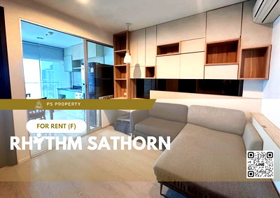 คอนโดให้เช่า : ให้เช่า ✨ Rhythm Sathorn ✨ เฟอร์นิเจอร์ และ เครื่องใช้ไฟฟ้าครบ ใกล้ BTS สะพานตากสิน