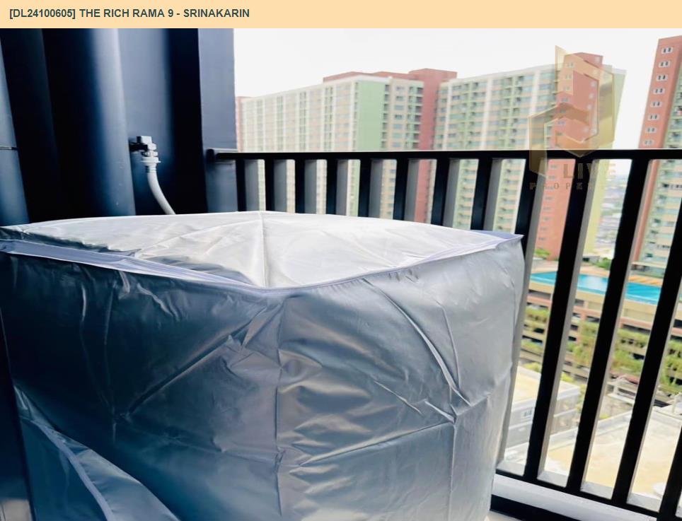 picture DL24100605 Condo for rent, The Rich Rama 9 - Srinakarin near AIRPORT RAIL LINK หัวหมาก, ready to move in, call urgently 0656133286 LineID @655ebbvc - 7/7