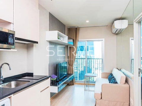 1 Bed High Fl. Unit with City view Good Price Next to MRT Thailand Cultural Centre 80 m @ Noble Revolve Ratchada 2 