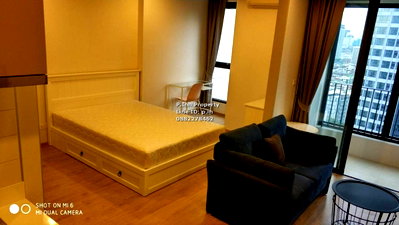 Condos for rent : Ready to move !!! Unbloked city view fasing east 34 sqm only 23,000/month For rent IDEO Q Ratchathewi