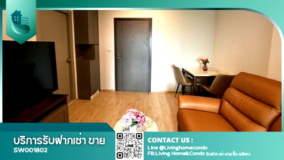 ขายคอนโด : For sale Ideo new rama9 ห้องแต่งสวยมาก ราคาดี เฟอร์นิเจอร์ครบ - SW001802