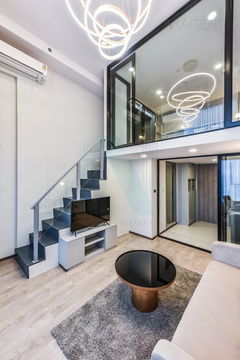 🔺 ให้เช่าคอนโด โซโห​ แบงค็อก​ รัชดา อาคาร 1 ชั้น 19 Duplex ขนาด 38.00 ตรม ใกล้ MRT ห้วยขวาง