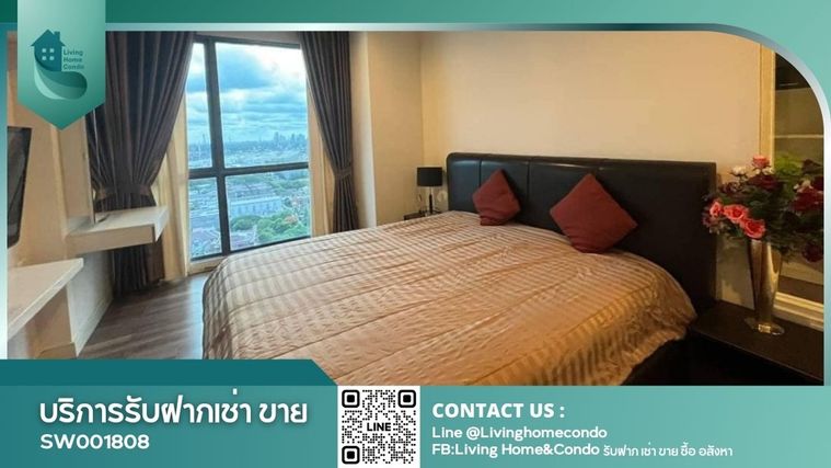 Condo for sale, The Room Sukhumvit 62, high floor, nice view, fully furnished