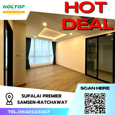 Condos for rent : #S615 For rent Supalai Premier Samsen-Ratchawat  Supalai Premier Samsen-Ratchawat Room type 1 bedroom 1 bathroom 5th floor, size 45 sq m
