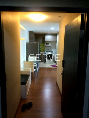 คอนโดให้เช่า : 🔥 ห้องกว้าง 1นอน ชั้นสูง เฟอร์จัดเต็ม วิวเมือง พร้อมอยู่ ทำเลดีในย่านพระราม 9  @  Belle Grand Rama 9 