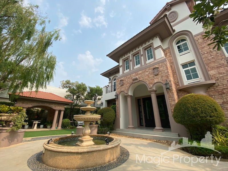 ขายบ้านเดี่ยว : ขาย บ้านเดี่ยวหรู 4 ห้องนอน ใน นันทวัน บางนา กม.7 อ.บางพลี สมุทรปราการ