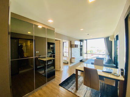 Condo for sale with tenant, corner room, beautifully decorated, Esta Bliss Ramintra, size 45.91 sq m., near the BTS.