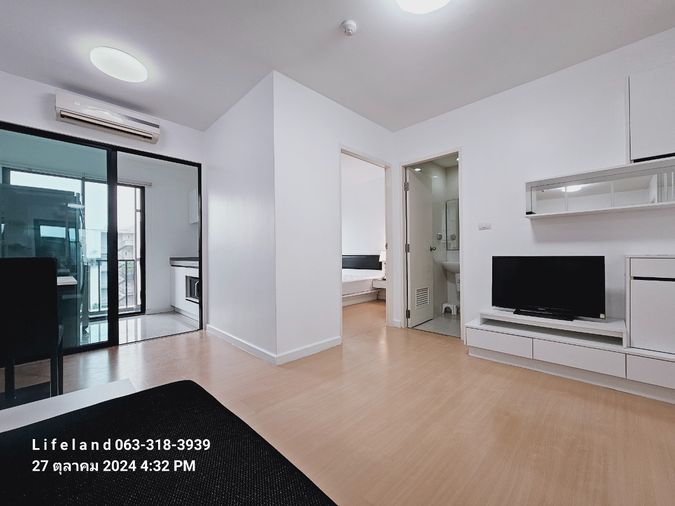 ให้เช่า I Condo สุขุมวิท 105 ตึก A4 ชั้น 8 มีเครื่องซักผ้า เฟอร์ครบ พร้อมอยู่ [Line: @lifeland]