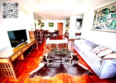 Condos for rent : 📲Line ID @556ryccg 🏢Rent condo 118sqm 2 Bedroom Supreme Ville Condominium, Yenakart road Fully furnished near 7-11 mini mart