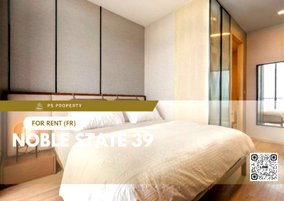 Condos for rent : For rent 🔥 NOBLE STATE 39 🔥 near BTS Phrom Phong, complete with furniture and electrical appliances.