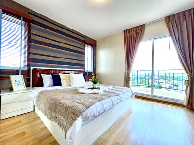 คอนโด รพ.กรุงเทพหาดใหญ่ : ขายคอนโด แต่งสวย ห้องมุม 2 นอน 2 ระเบียง ระเบียง Asean City Resort 71.58 ตรม. เฟอร์ครบ หาดใหญ่