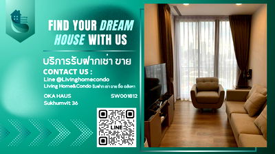 Condos for sale : For sale OKA HAUS Sukhumvit 36, beautiful room, ready to move in, shuttle bus service available - SW001812