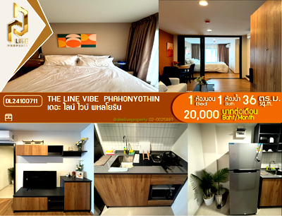 Condos for rent : DL24100711 Condo for rent, THE LINE VIBE  Phahonyothin near BTS ห้าแยกลาดพร้าว, ready to move in, call urgently 0653619502 LineID @952jdxxk