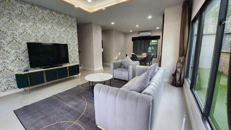 3-bed house for rent, 195 sqm, 57 sq wah, Setthasiri Krungthep Kreetha