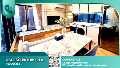 Condos for rent : For rent Life Ladprao Valley, corner room, high floor, built-in, ready to move in LH-RW005458