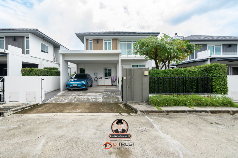 ขายบ้านเดี่ยว : ขาย บ้านเดี่ยว ม.มัณฑนา อ่อนนุช-วงแหวน 5 บ้านยังใหม่ 54ตร.ว. 3ห้องนอน บ้านสวยพร้อมอยู่
