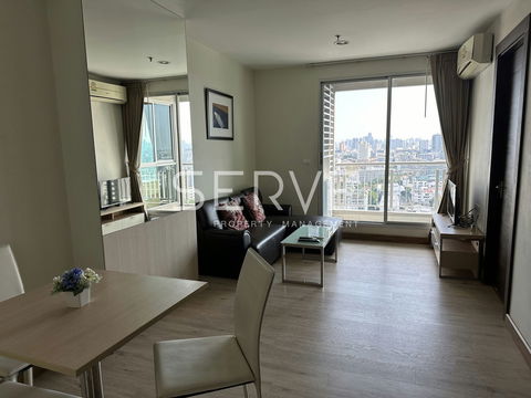 1 Bed 1 Bath Fully Furnished Perfect Location MRT Ratchadaphisek 0 m. / For Rent-Rhythm Ratchada
