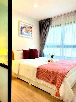 Condos for rent The Nine Rama 9 : P424 For rent Icondo Active Phatthanakan, beautiful room, fully furnished, has washing machine, very special price