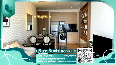 คอนโดให้เช่า : For Rent Park Origin Promprong ตกแต่งเฟอร์นิเจอร์ครบ พร้อมอยู่ LH-RW5483