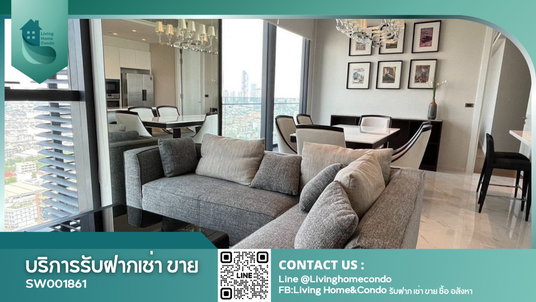 For sale Canapaya Residences on Rama 3 Road, Sathorn, Chao Phraya River view - SW001861