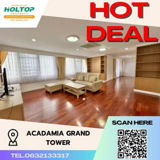 รูปภาพ #S852 ให้เช่า Acadamia Grand Tower  อคาเดเมียร์ แกรนด์ ทาวเวอร์  รูปแบบห้อง 3 ห้องนอน 2 ห้องน้ำ  ชั้น13 ขนาด 165 ตรม 