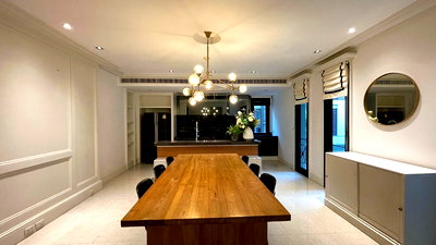 คอนโดให้เช่า : LTHC11153-Baan Lux Sathon FOR RENT Size 300 sqm 3 beds 3 baths Near MRT Khlong Toei Station ONLY 155K/Month