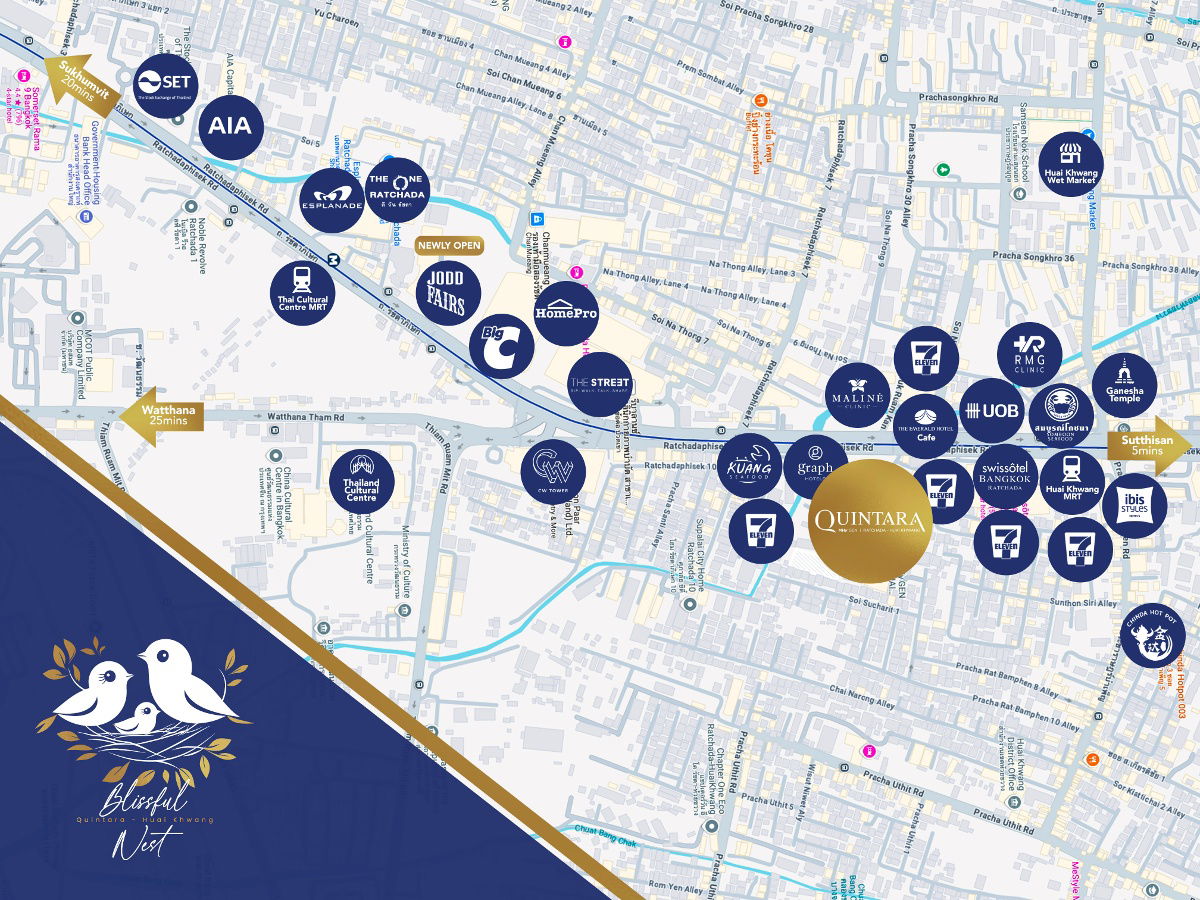 รูป 1-BR ห้องนอน: Quintara Mhy Gen รัชดา – ห้วยขวาง | ใกล้ MRT ห้วยขวาง, BigC, HomePro, The Street, Jodd Fair และอื่นๆ อีกมากมาย! - รูปที่ 21/21
