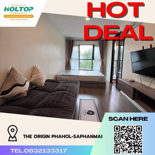 รูปภาพ #R895 For rent The Origin Phahol-Saphanmai Room type Studio Room size 27 sq.m.