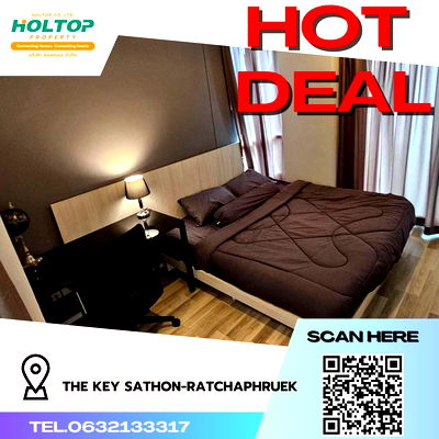 Condos for rent : #R894 For rent The Key Sathon-Ratchaphruek   Room type 2 bedrooms, 1 bathroom  Room size 55 square meters  5th floor 