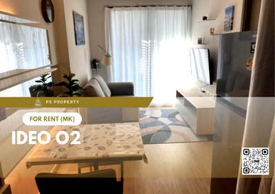 Condos for rent : For rent ✨ IDEO O2 ✨ near BTS Bangna, complete with furniture and electrical appliances.