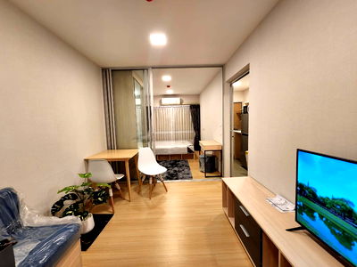 Condos for rent Khlong Nueng Station : Plum Condo Rangsit Alive2 1 bedroom, 1 bathroom, size 26 square meters, Building C, 6th floor, near the elevator.