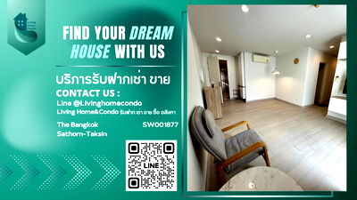 Condos for sale : Condo for sale: The Bangkok Sathorn-Taksin, fully furnished, ready to move in, next to BTS - SW001877