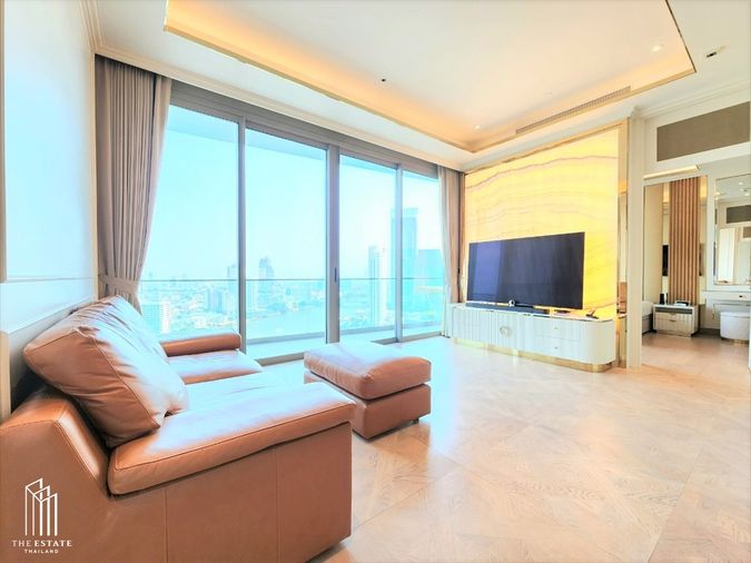 Condo for Rent ดื่มด่ำกับวิวทิวทัศน์อันงดงาม ผสมผสานกับความหรูหราของเเฟอร์นิเจอร์อย่างลงตัว The Residences At Mandarin Oriental Bangkok หรูหรา น่าอยู่ 