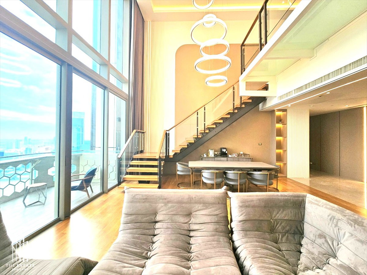 Condo for RENT *Magnolias Waterfront Residences ICONSIAM 4 bed 6 bath, 40+ floor room, the best of the Luxury project @380,000 Baht