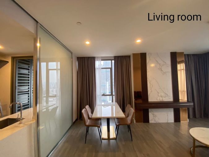 2-bed condo for rent, 79.5 sqm, The Room Rama 4