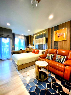 คอนโดให้เช่า : Life One Wireless【𝐑𝐄𝐍𝐓】🔥ห้องสตูดิโอแต่งครบ สไตล์ลักซ์ชัวรี่ในคอนโดใจกลางเมือง พร้อมบิ้วอินเกรดพรีเมียม🔥 ติดต่อไลน์ไอดี: @hacondo