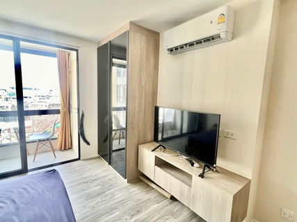 For sale cheap!! Condo Ikon Sukhumvit 77 near BTS On Nut, beautiful room, 7th floor, corner room, 1 bedroom, area 22.81 sq m.