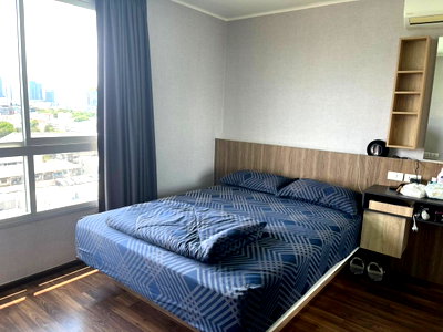 Condos for rent Ratchadaphisek Road : P464 Condo for rent U Delight Ratchavibha, beautiful corner room, fully furnished, washing machine included, ready to move in