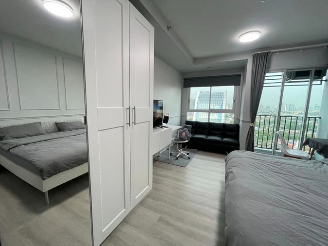 Studio condo for rent, 26.5 sqm, IDEO Charan 70 - Riverview