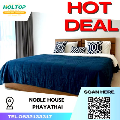 Condos for rent : #S1073 For rent Noble House Phaya Thai  Noble House Phaya Thai Room type 1 bedroom 1 bathroom 19th floor, size 46 sq m
