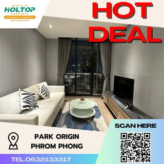 รูปภาพ #S1065 For rent Park Origin Phrom Phong  Park Origin Phrom Phong Room type 2 bedrooms, 2 bathrooms 19th floor, size 67 sq m, Building 5