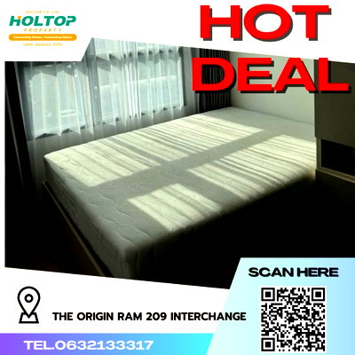Condos for rent : #R1112 For rent The Origin Ram 209 Interchange   Room type 1 bedroom 1 bathroom Room size 30.70 sq.m.  11th floor