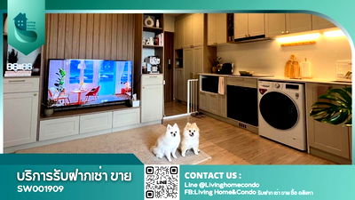 Condos for sale : Condo for sale, Metris Pattanakarn-Ekkamai, 2beds, high floor, pet friendly