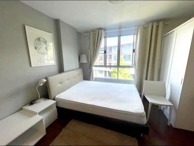 Condos for rent Chiang Mai : 🌈For rent: D Condo Campus, behind CMU, 5th floor, Building A, garden view ☎️064-792-4426 (Ben)