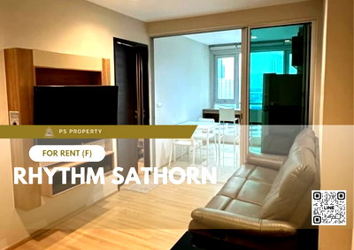 Condos for rent : For rent 🔥 Rhythm Sathorn 🔥 complete furniture and electrical appliances, near St. Louis Hospital.