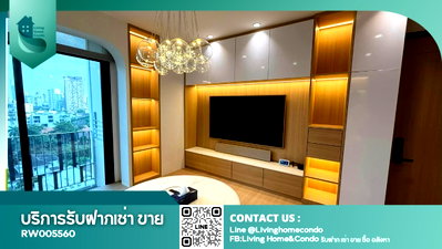 Condos for rent : For rent Muniq Sukhumvit 23, beautifully decorated room, 2 bedrooms, 2 bathrooms, ready to move in, pet friendly LH-RW005560