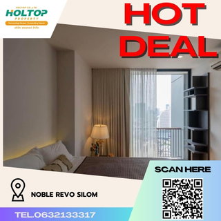 รูปภาพ #R1116 For rent Noble Revo Silom  Room type 1 bedroom 1 bathroom Room size 55 sq.m. 28th floor