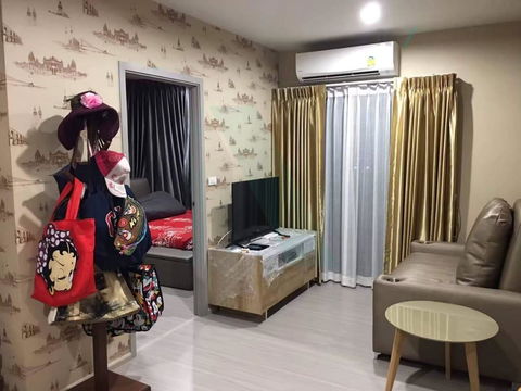 🔺 For Rent Condo THE PARKLAND PHETKASEM 56 Building B, Floor 15,2 bed room, Room size 50.00 sqm